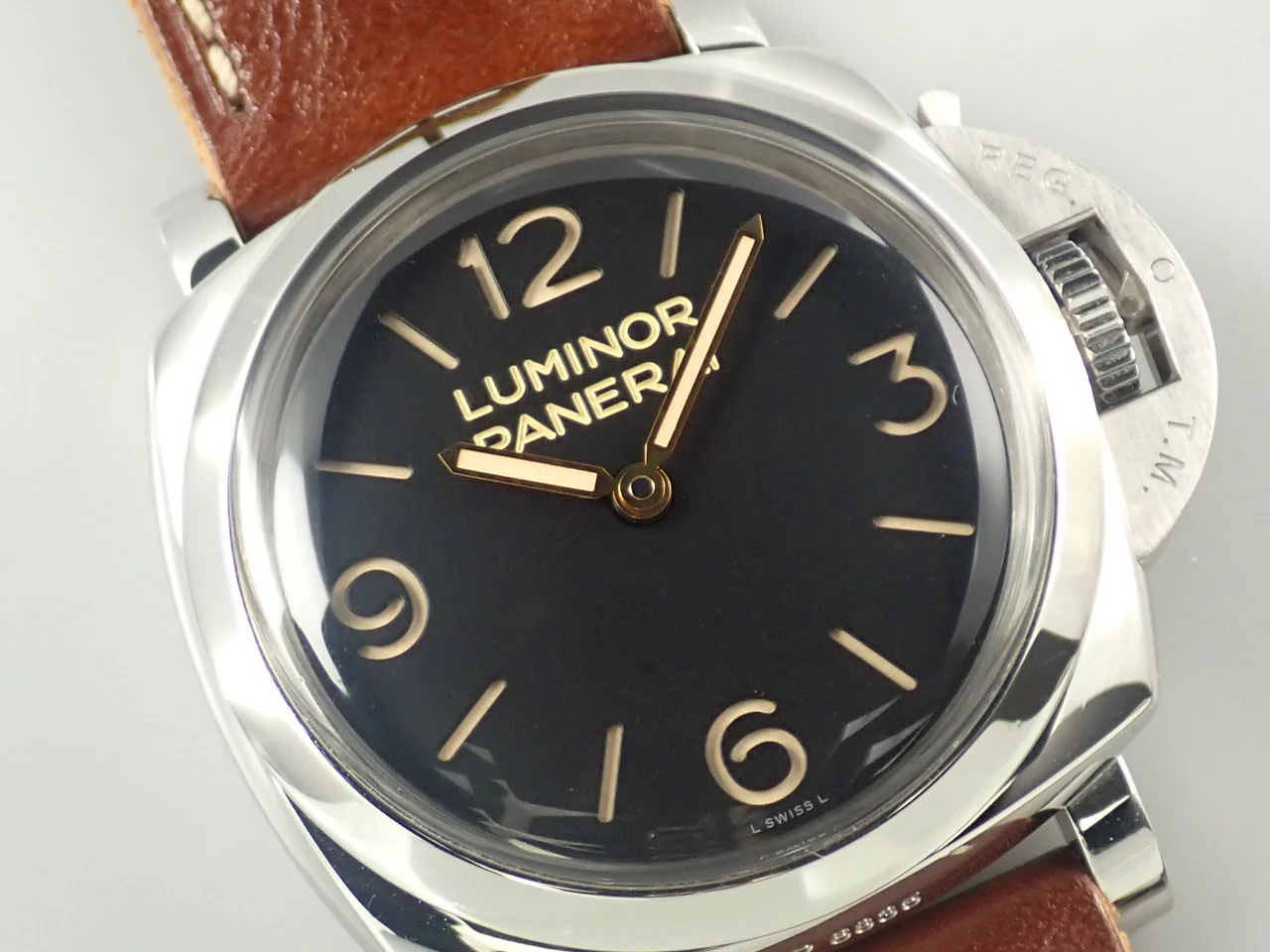 パネライ ルミノール 1950 3デイズ Ref.PAM00372 ブラック文字盤 中古 JF73JHJW - Image 3