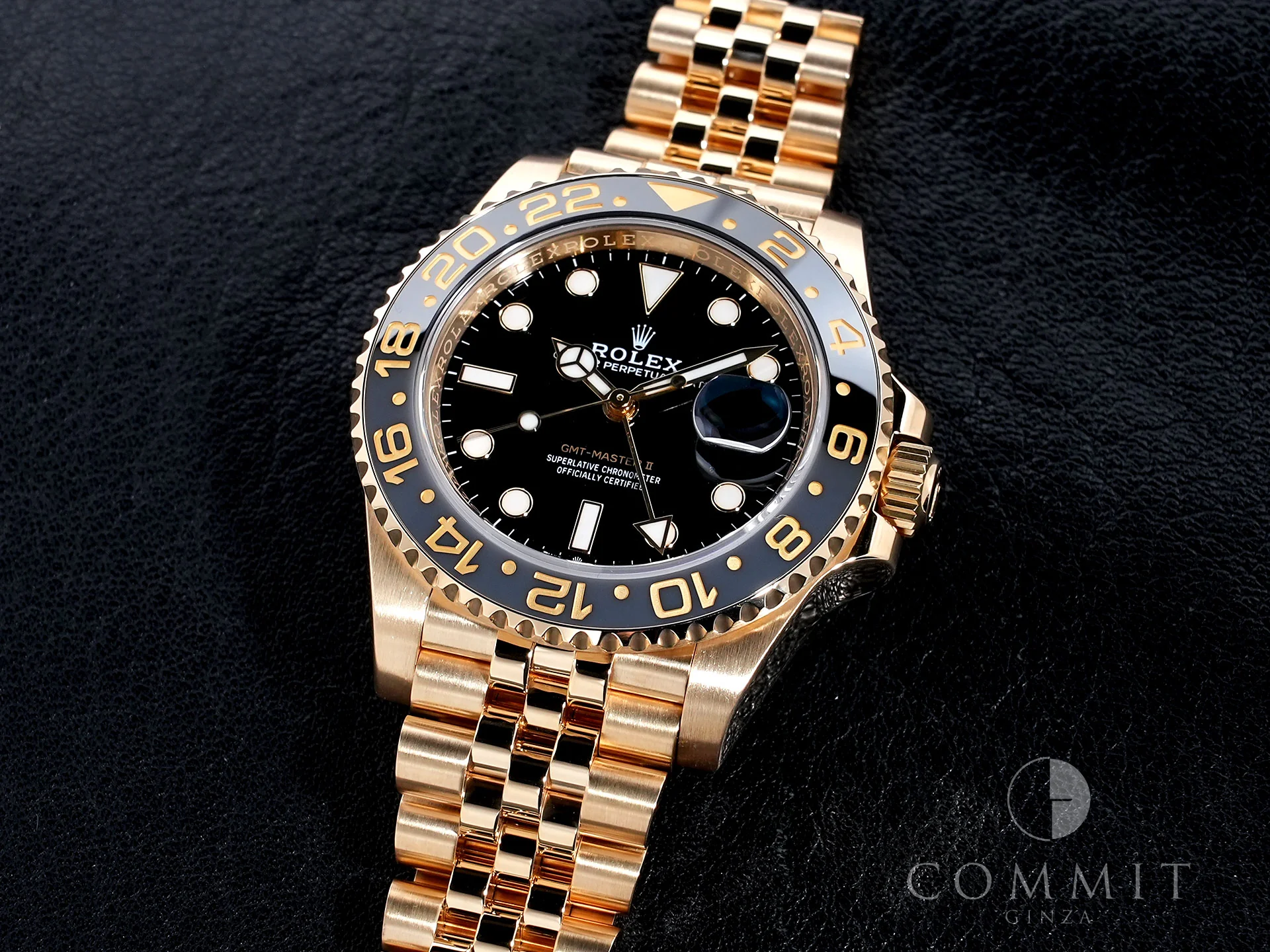 ロレックス GMTマスターII Ref.126718GRNR イエローゴールド ブラック文字盤 ジュビリーブレスレット 美品 jwvpfrkf - Image 11