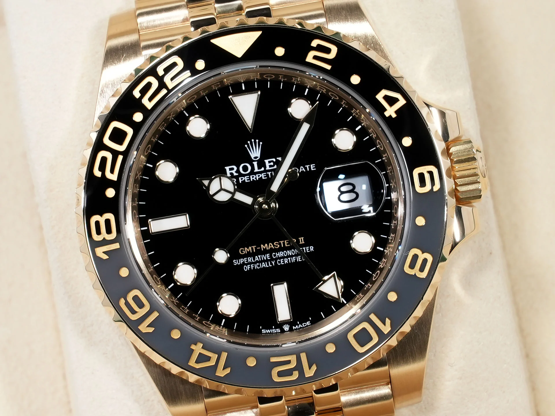 ロレックス GMTマスターII Ref.126718GRNR イエローゴールド ブラック文字盤 ジュビリーブレスレット 美品 jwvpfrkf - Image 3