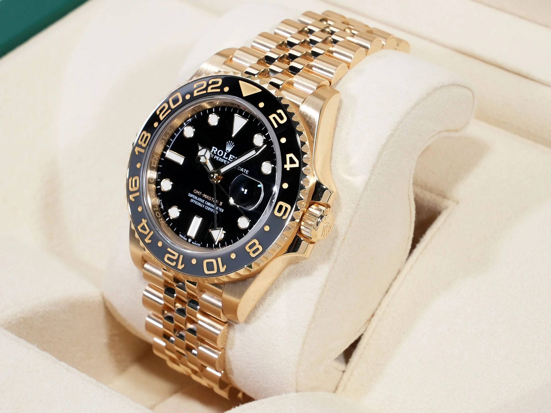 ロレックス GMTマスターII Ref.126718GRNR イエローゴールド ブラック文字盤 ジュビリーブレスレット 美品 jwvpfrkf - Image 4