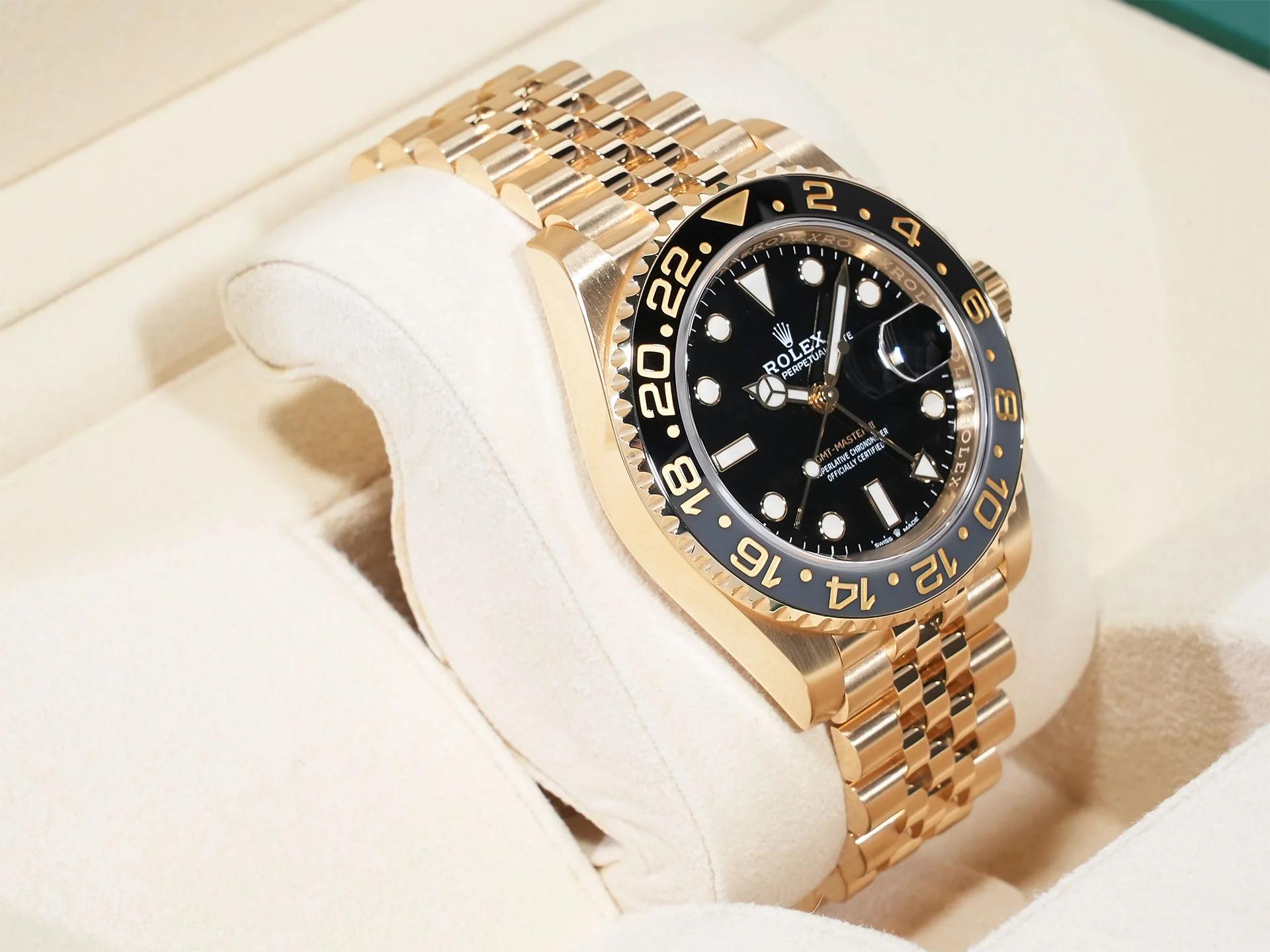 ロレックス GMTマスターII Ref.126718GRNR イエローゴールド ブラック文字盤 ジュビリーブレスレット 美品 jwvpfrkf - Image 5
