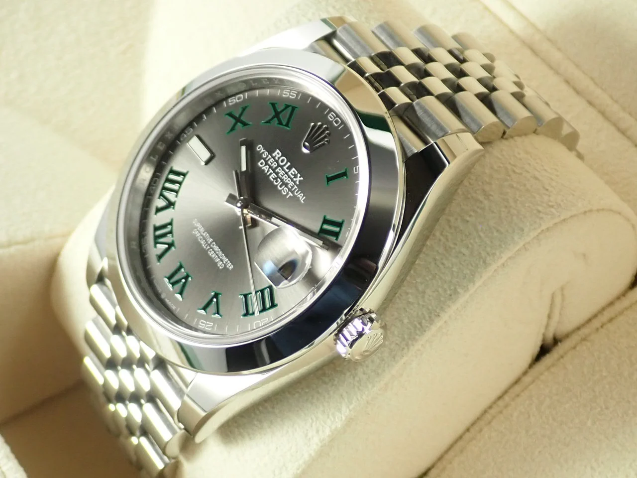 ロレックス デイトジャスト41 Ref.126300 ステンレススチール スレートローマン文字盤 ジュビリーブレスレット 未使用 JZA5JLMK - Image 4