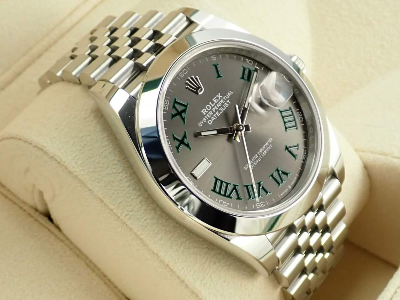 ロレックス デイトジャスト41 Ref.126300 ステンレススチール スレートローマン文字盤 ジュビリーブレスレット 未使用 JZA5JLMK - Image 5