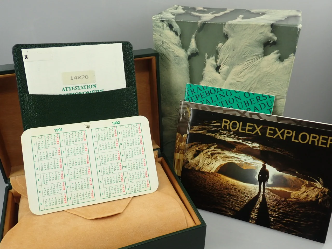 ロレックス エクスプローラーI Ref.14270 ステンレススチール ブラック文字盤 オイスターブレスレット 中古 K0433877 - Image 10