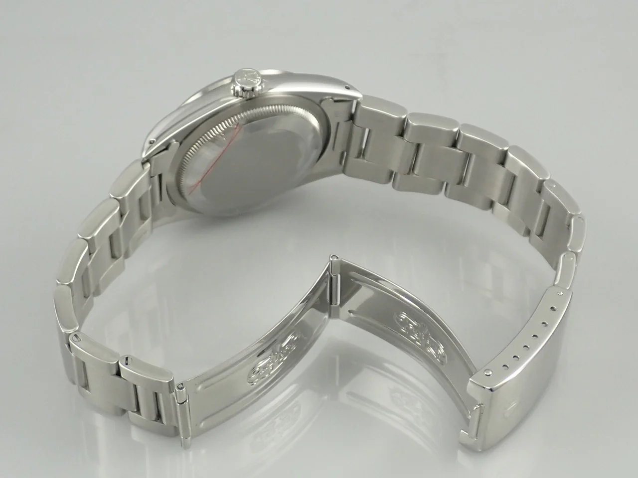 ロレックス エクスプローラーI Ref.14270 ステンレススチール ブラック文字盤 オイスターブレスレット 中古 K0433877 - Image 8