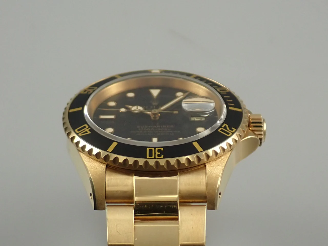 ロレックス サブマリーナー デイト Ref.16618 イエローゴールド ブラック文字盤 - Image 6