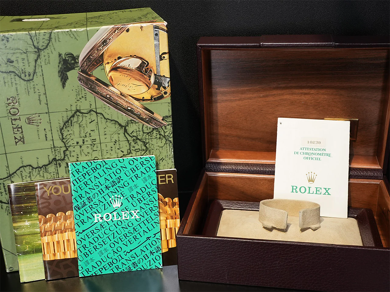 ロレックス デイデイト36 Ref.18238 イエローゴールド オニキス文字盤 - Image 11