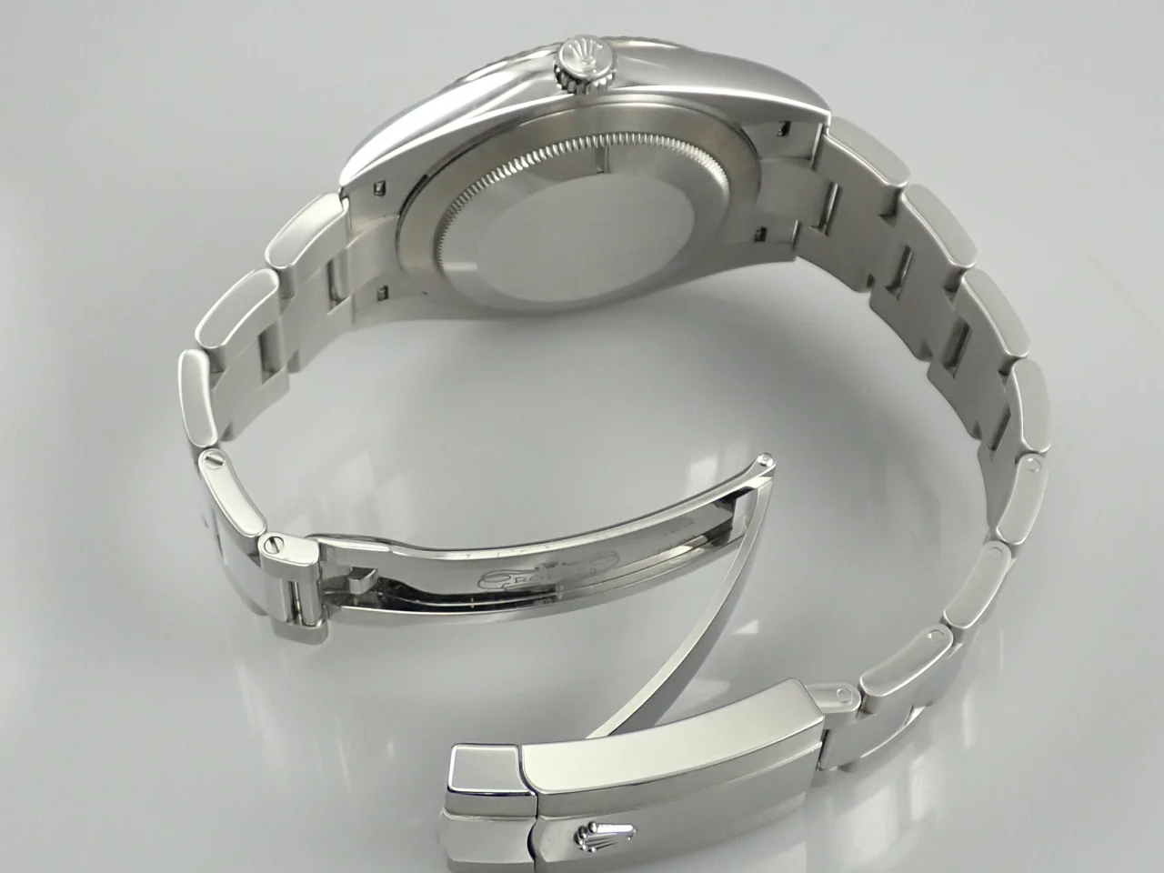 ロレックス デイトジャスト41 Ref.126334 ステンレススチール/ホワイトゴールド ブライトブルー文字盤 オイスターブレスレット 中古 KA6J0THM - Image 8