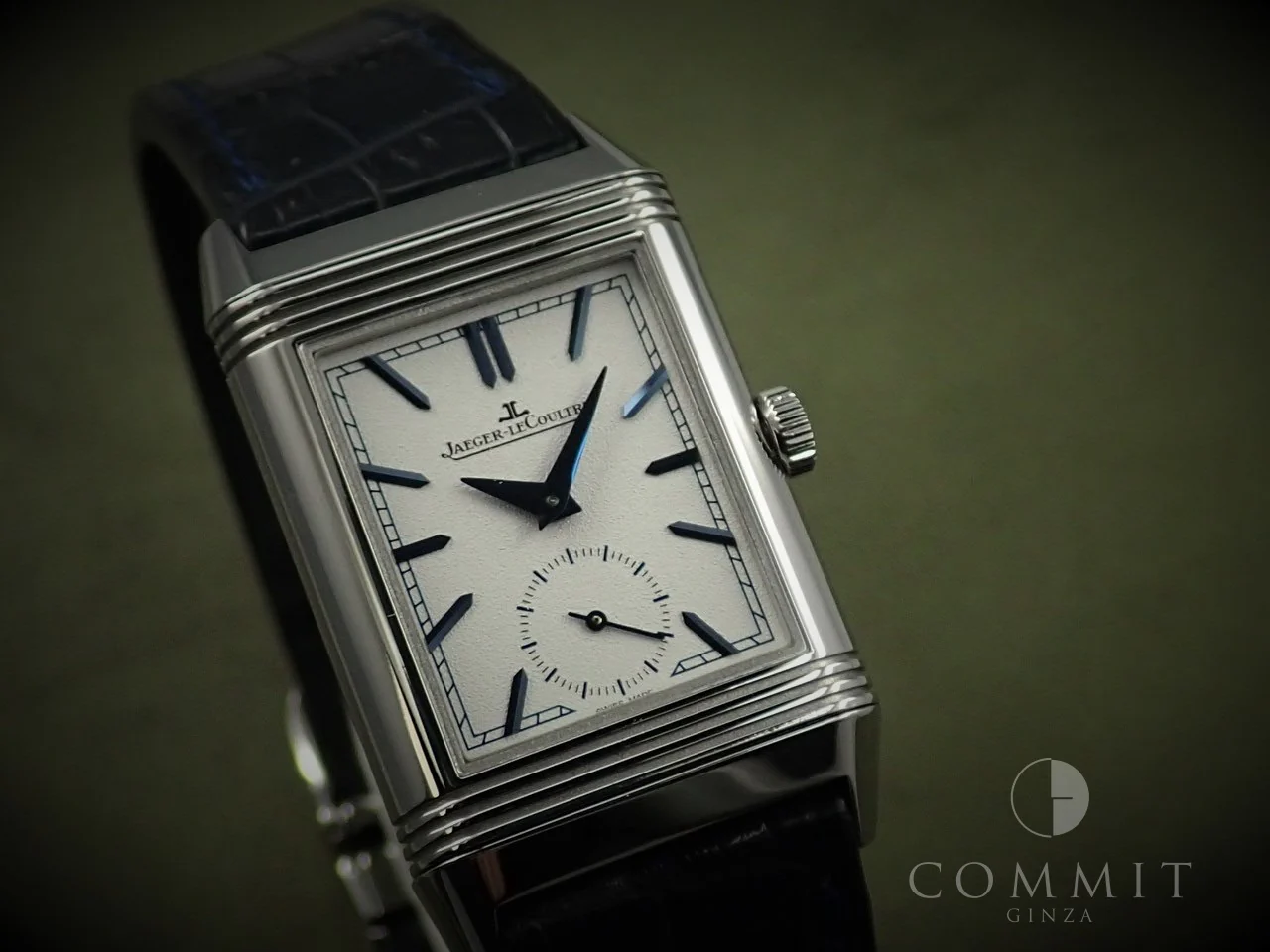 ジャガールクルト レベルソ トリビュート デュオ Ref.Q3908420 シルバー×ブルー文字盤 中古 KA9C2Z81 - Image 11