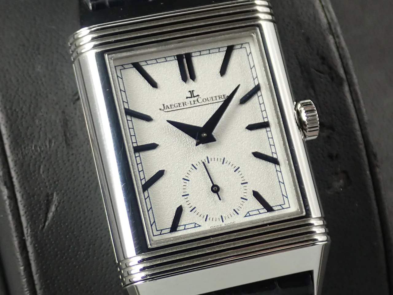 ジャガールクルト レベルソ トリビュート デュオ Ref.Q3908420 シルバー×ブルー文字盤 中古 KA9C2Z81 - Image 4