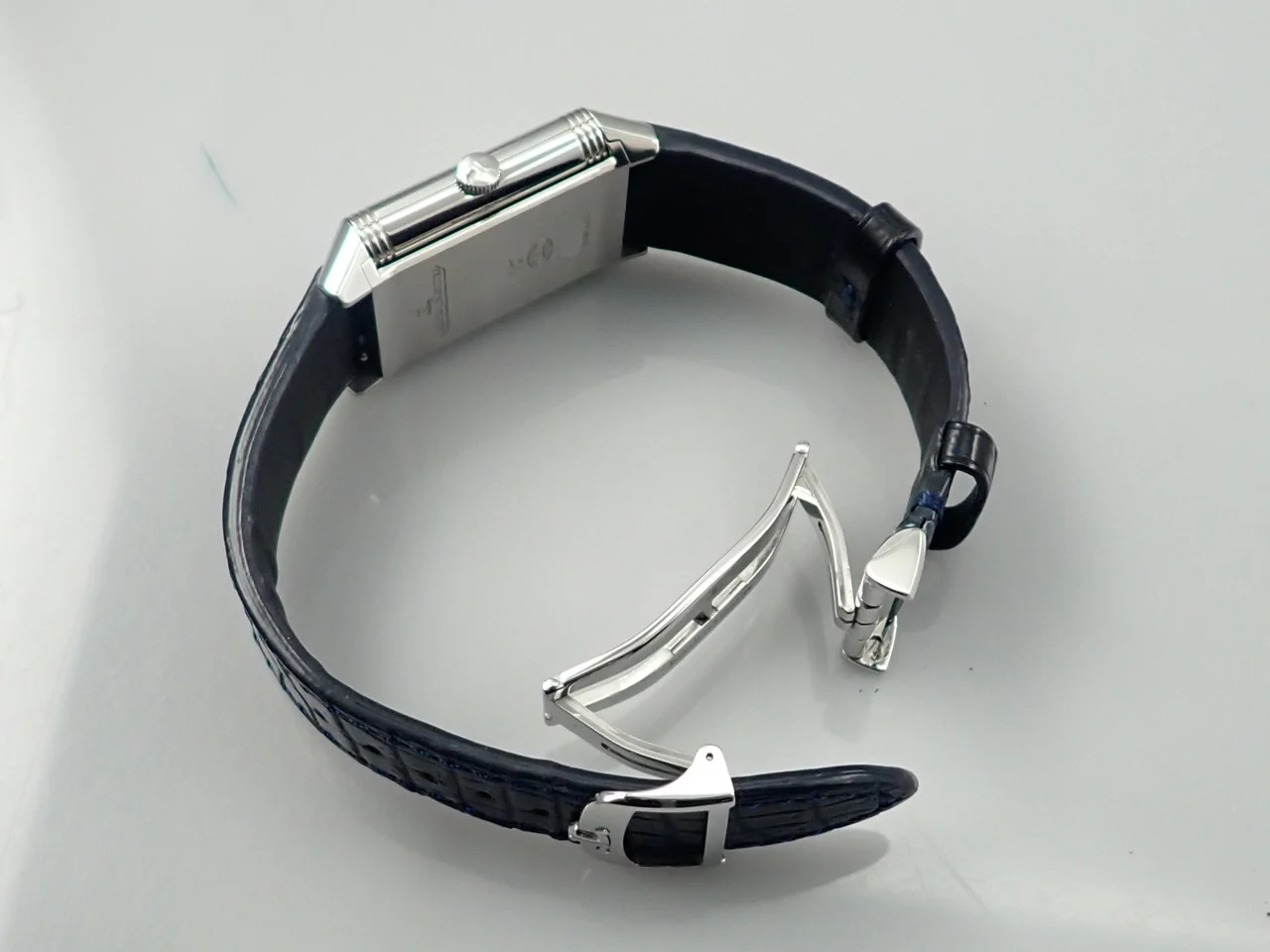 ジャガールクルト レベルソ トリビュート デュオ Ref.Q3908420 シルバー×ブルー文字盤 中古 KA9C2Z81 - Image 9