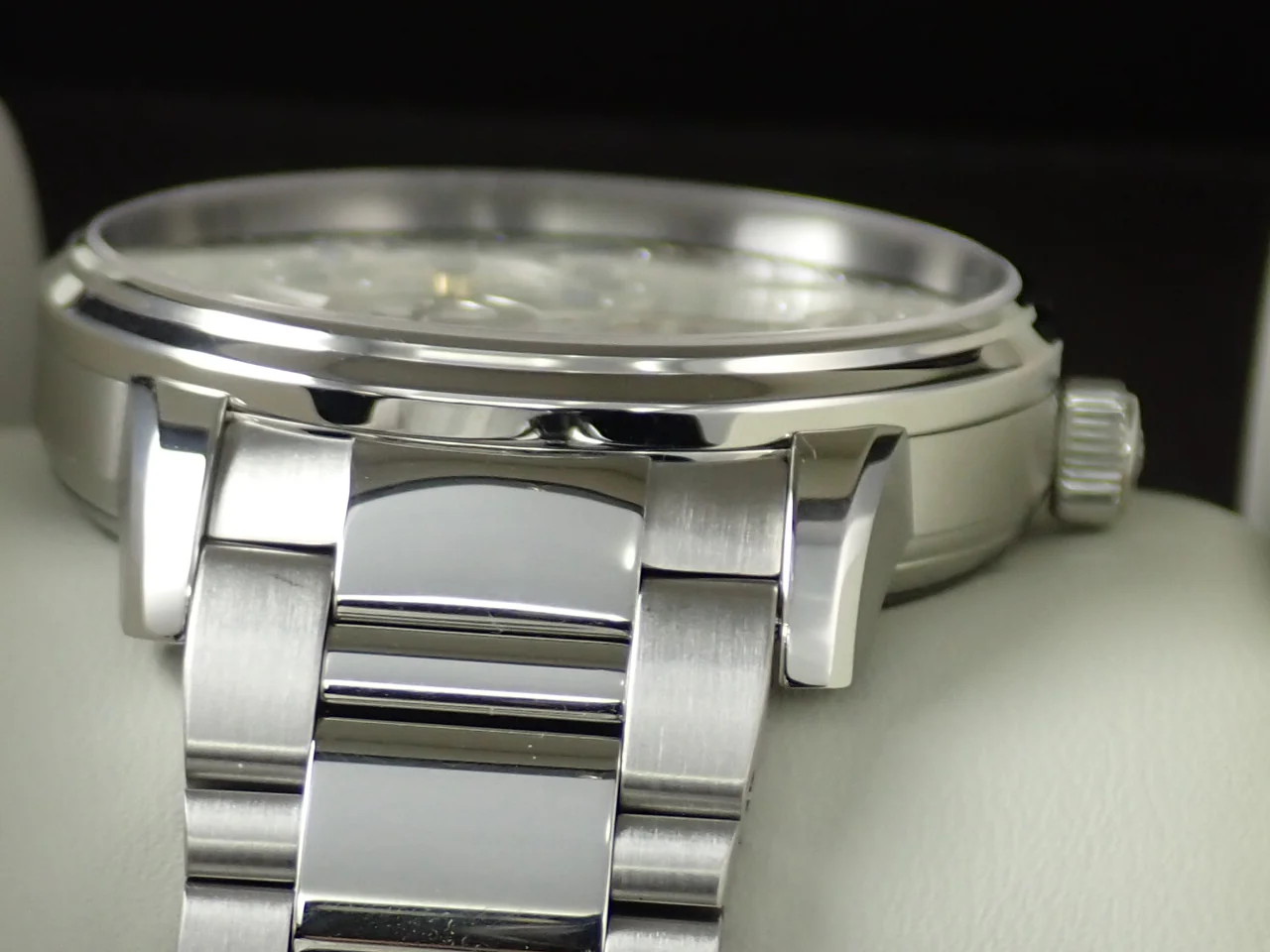 グラスヒュッテオリジナル パノマティックインバース Ref.1-91-02-02-02-70 スケルトン文字盤 美品 KFW0WAFR - Image 6