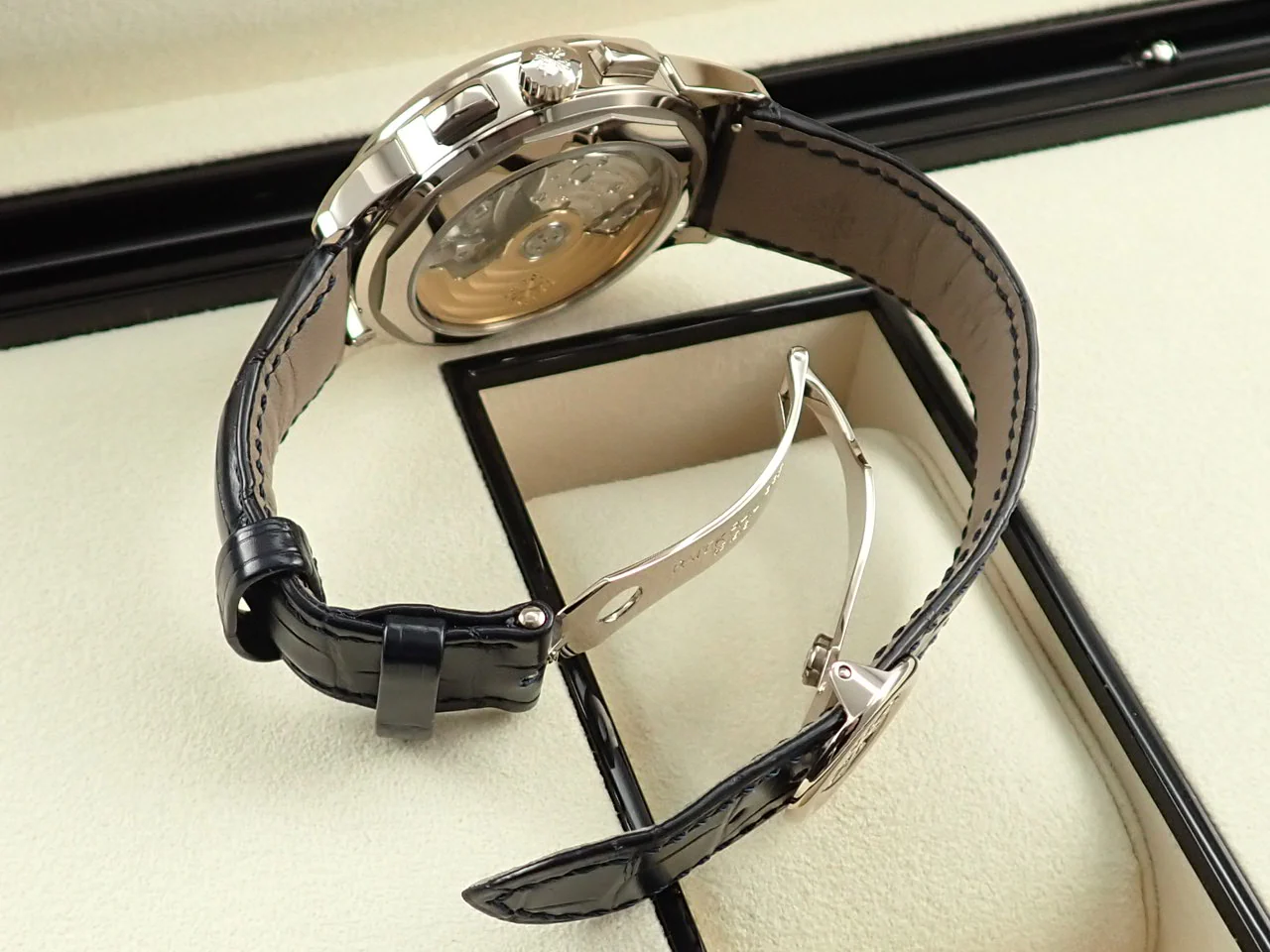 パテックフィリップ コンプリケーション ワールドタイム クロノグラフ Ref.5930G-001 ホワイトゴールド ブルー文字盤 - Image 8