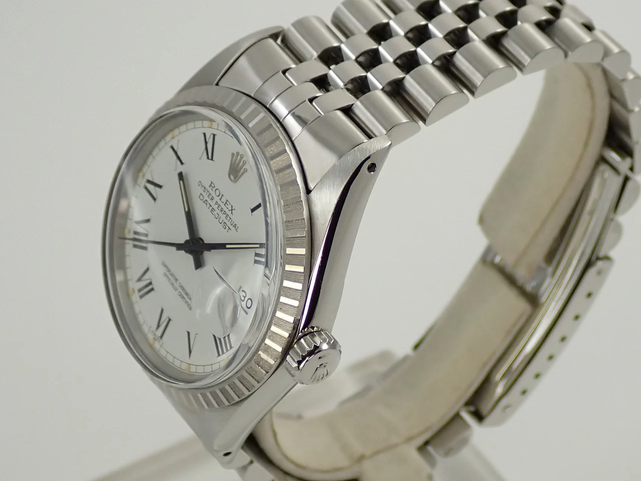 ロレックス デイトジャスト Ref.16030 ステンレススチール ホワイト文字盤 ジュビリーブレスレット - Image 4