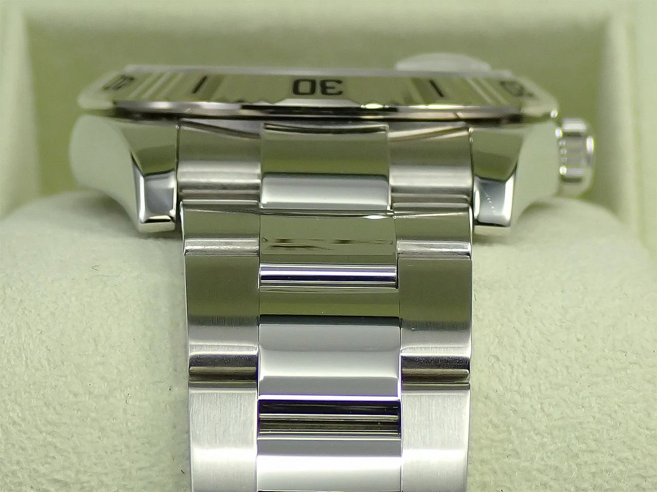 ロレックス デイトジャスト ターノグラフ Ref.116264 ステンレススチール/ホワイトゴールド ブラック文字盤 オイスターブレスレット - Image 6