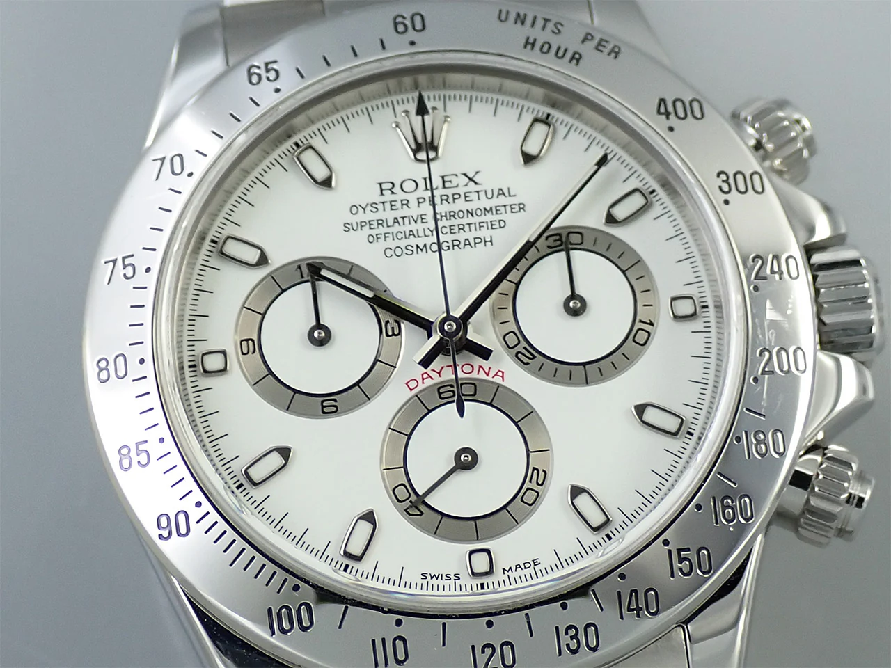 ロレックス デイトナ Ref.116520 ステンレススチール ホワイト文字盤 - Image 3