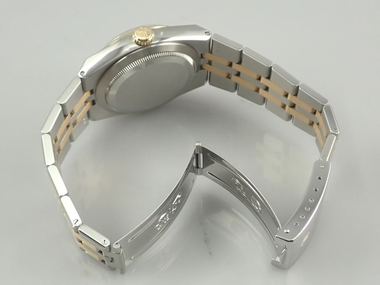 ロレックス デイトジャスト オイスタークォーツ Ref.17013 ステンレススチール/イエローゴールド ブルー文字盤 - Image 8