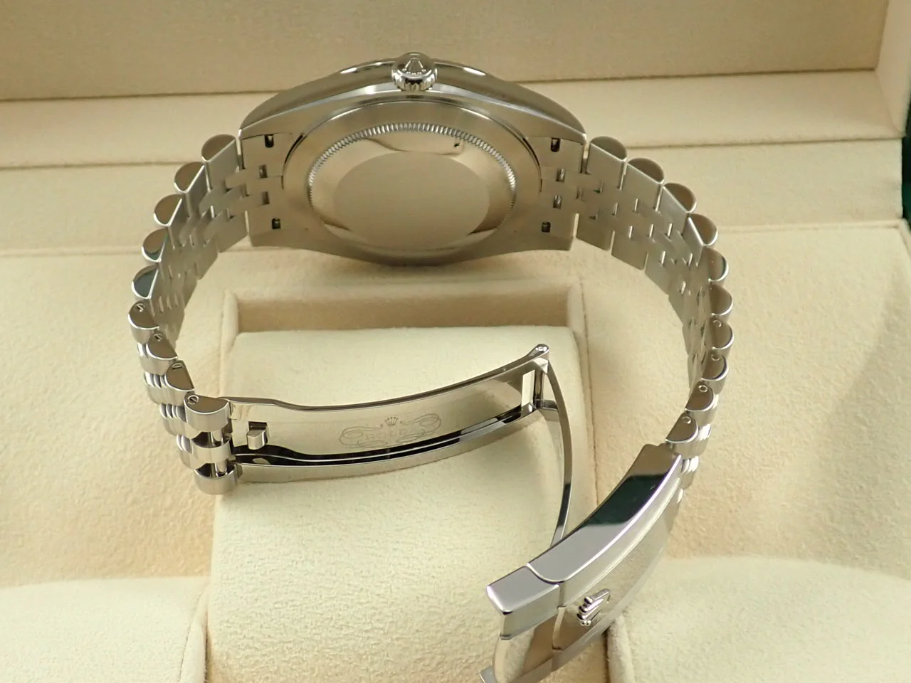 ロレックス デイトジャスト41 Ref.126334 ステンレススチール/ホワイトゴールド スレートローマン文字盤 ジュビリーブレスレット 極美品 L7071645 - Image 8