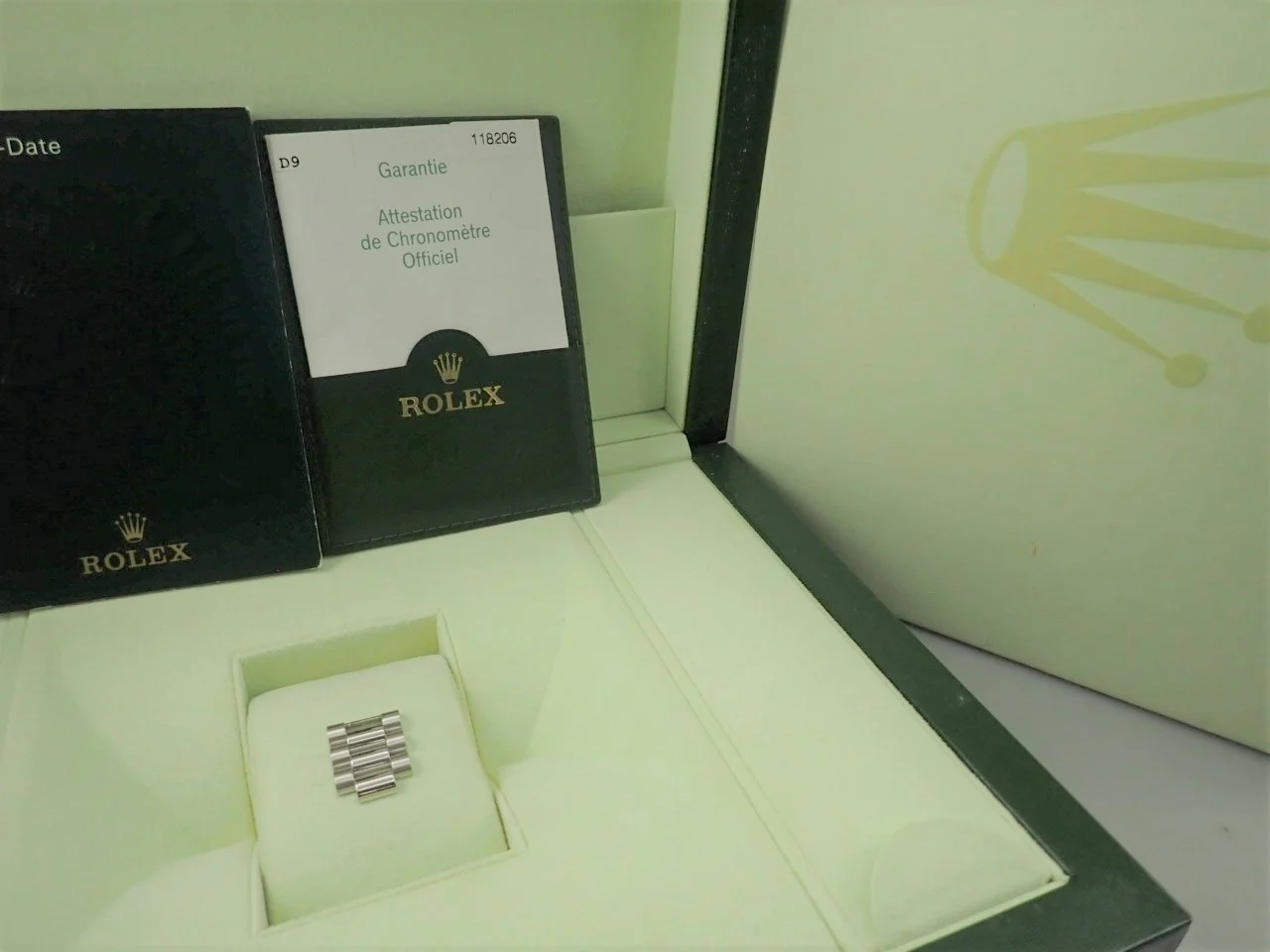 ロレックス デイデイト36 Ref.118206A プラチナ アイスブルー文字盤 - Image 10