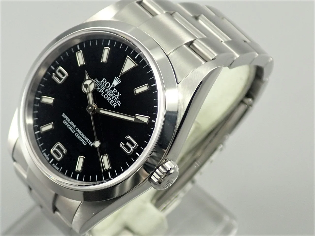 ロレックス エクスプローラーI Ref.114270 ステンレススチール ブラック文字盤 - Image 4