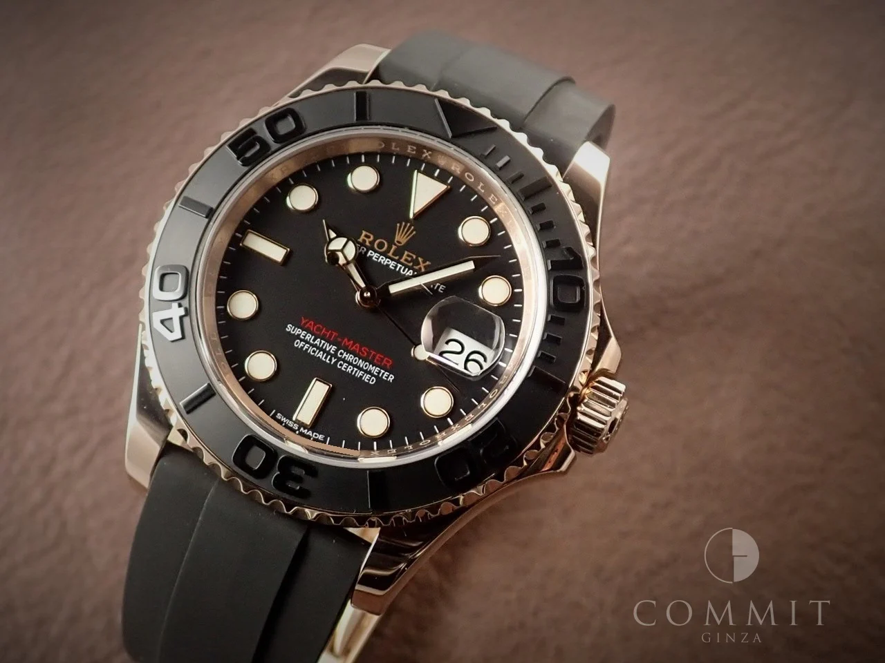 ロレックス ヨットマスター40 Ref.116655 エバーローズゴールド ブラック文字盤 - Image 10