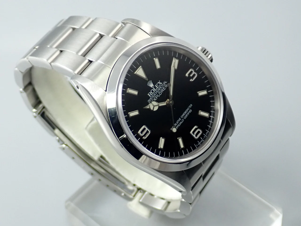 ロレックス エクスプローラーI Ref.14270 ステンレススチール ブラック文字盤 - Image 4