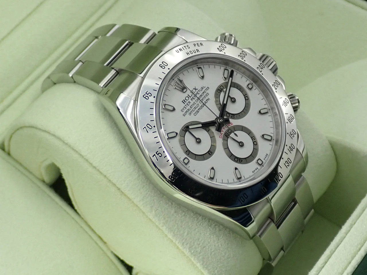 ロレックス デイトナ Ref.116520 ステンレススチール ホワイト文字盤 - Image 5