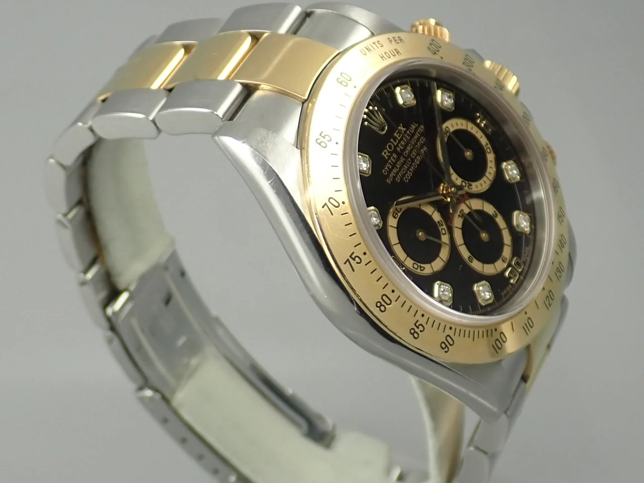 ロレックス デイトナ エルプリメロ Ref.16523 ステンレススチール/イエローゴールド ブラック文字盤 - Image 5