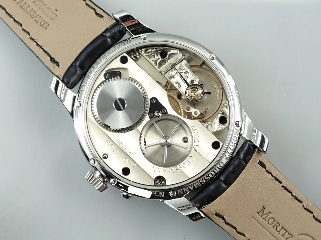 モリッツグロスマン セントラルセコンド Ref.MG-003297 パープル文字盤 極美品 M6YM4CS2 - Image 7