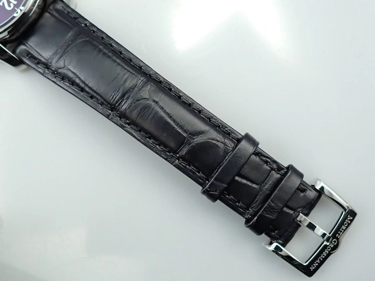 モリッツグロスマン セントラルセコンド Ref.MG-003297 パープル文字盤 極美品 M6YM4CS2 - Image 8