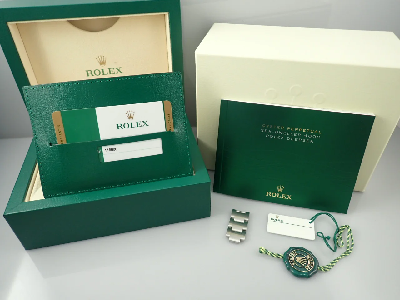ロレックス シードゥエラー 4000 Ref.116600 ステンレススチール ブラック文字盤 - Image 10