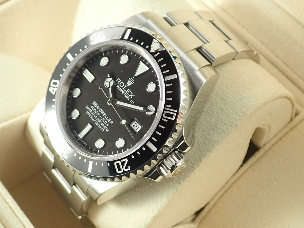 ロレックス シードゥエラー 4000 Ref.116600 ステンレススチール ブラック文字盤 - Image 4