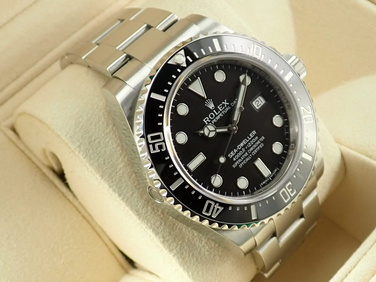 ロレックス シードゥエラー 4000 Ref.116600 ステンレススチール ブラック文字盤 - Image 5