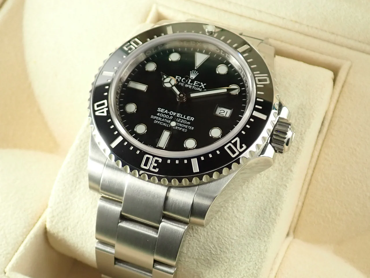 ロレックス シードゥエラー 4000 Ref.116600 ステンレススチール ブラック文字盤 - Image 6