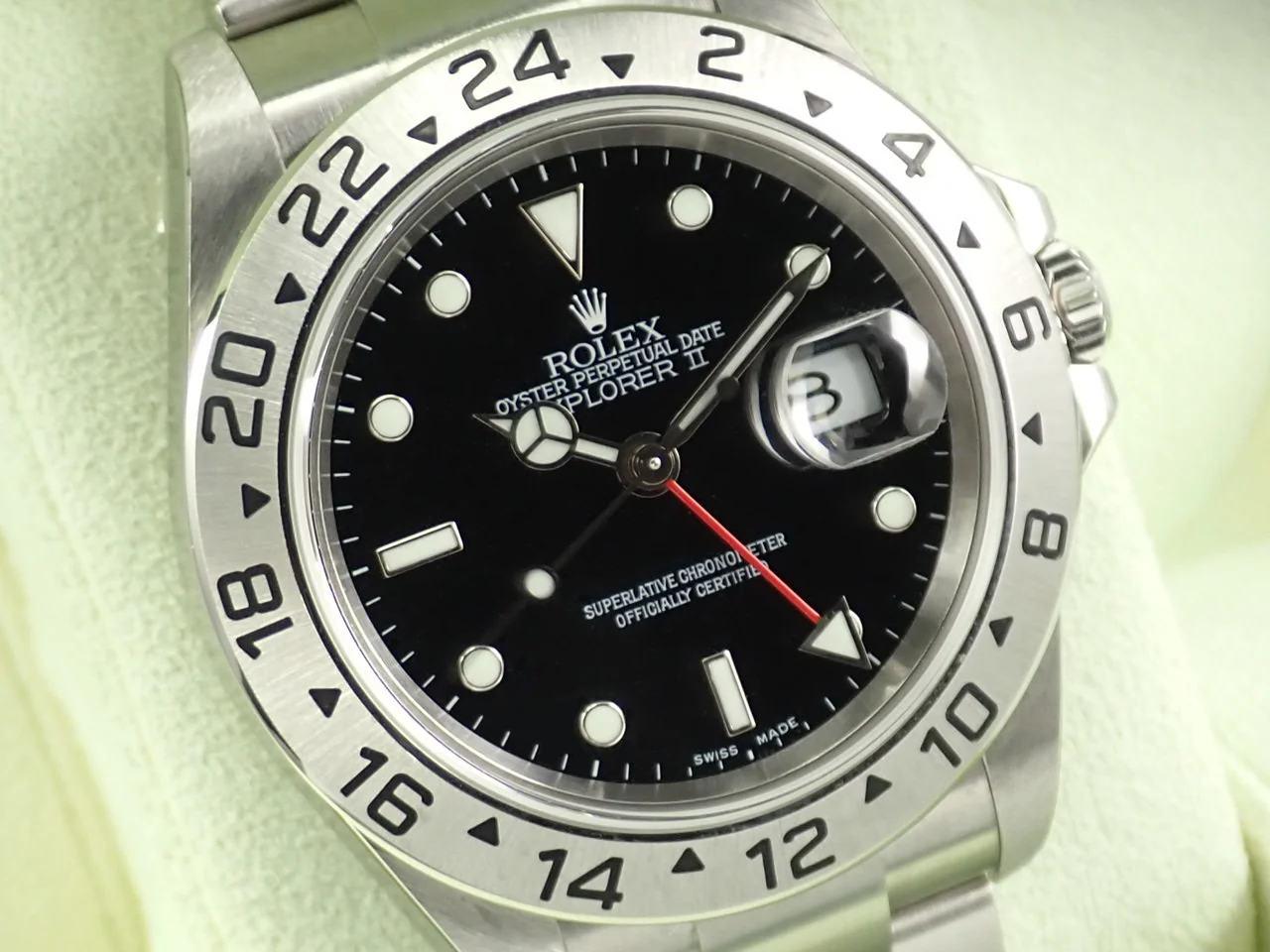 ロレックス エクスプローラーII Ref.16570 ステンレススチール ブラック文字盤 - Image 3