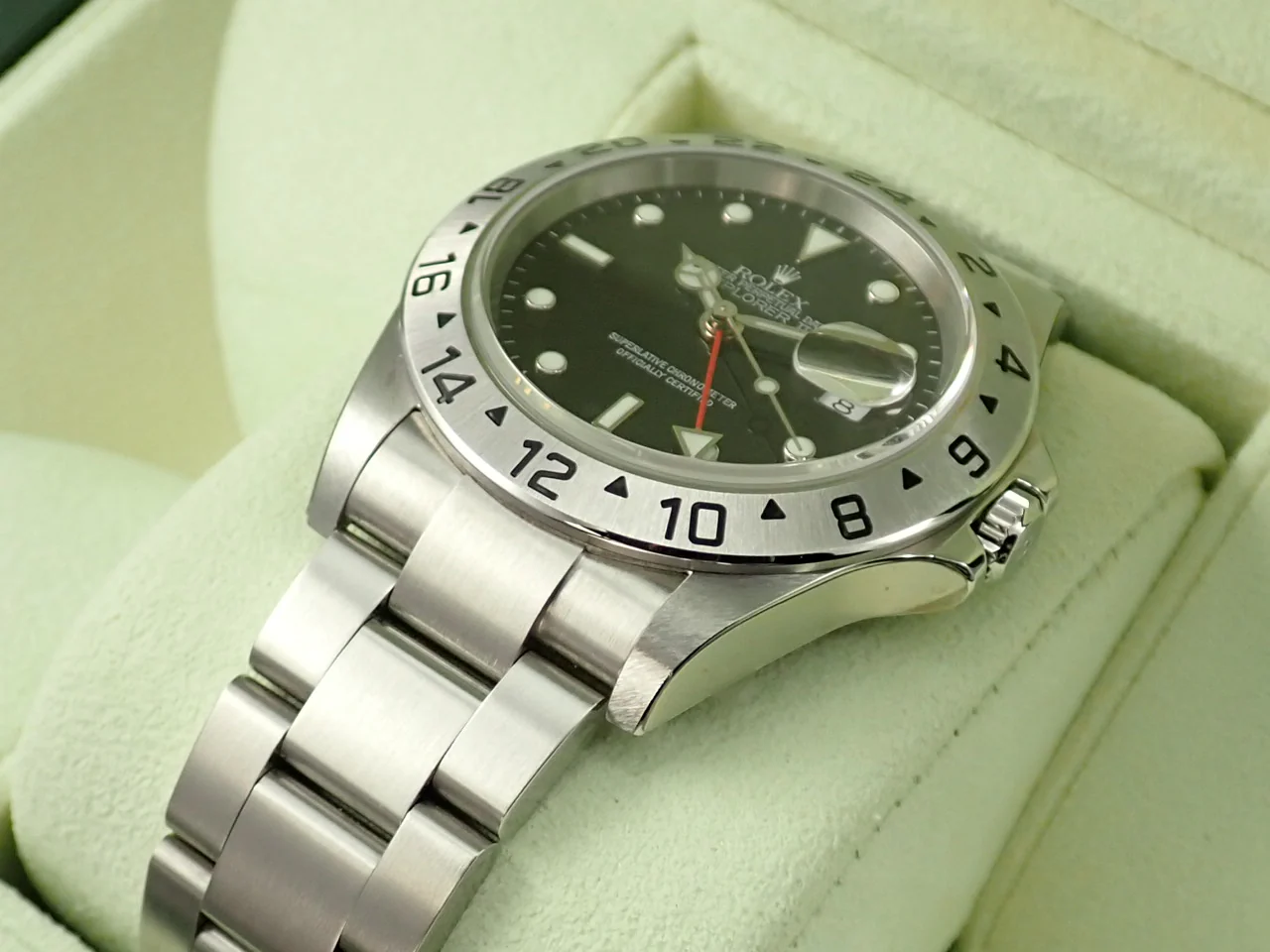 ロレックス エクスプローラーII Ref.16570 ステンレススチール ブラック文字盤 - Image 6