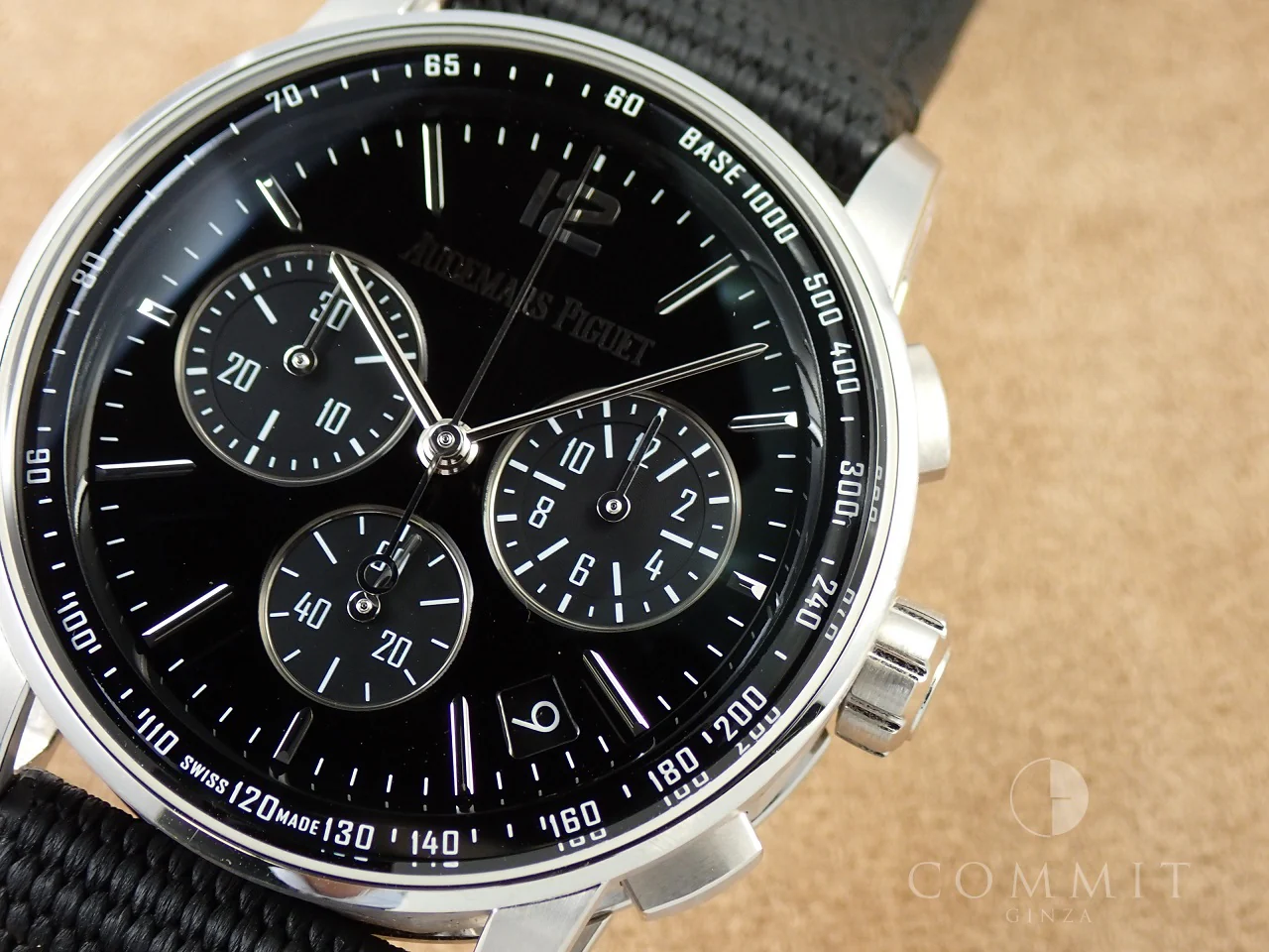 オーデマピゲ CODE 11.59 バイ オーデマ ピゲ クロノグラフ Ref.26393BC.OO.A002CR.01 ホワイトゴールド ブラックラッカー文字盤 - Image 10