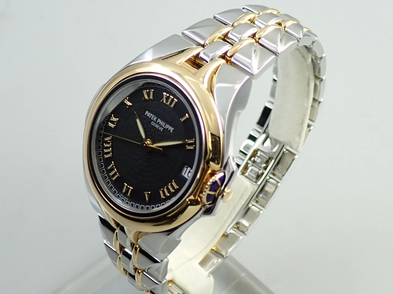 パテックフィリップ スカルプチャー Ref.5091/1JA-001 イエローゴールド ブラック文字盤 - Image 4