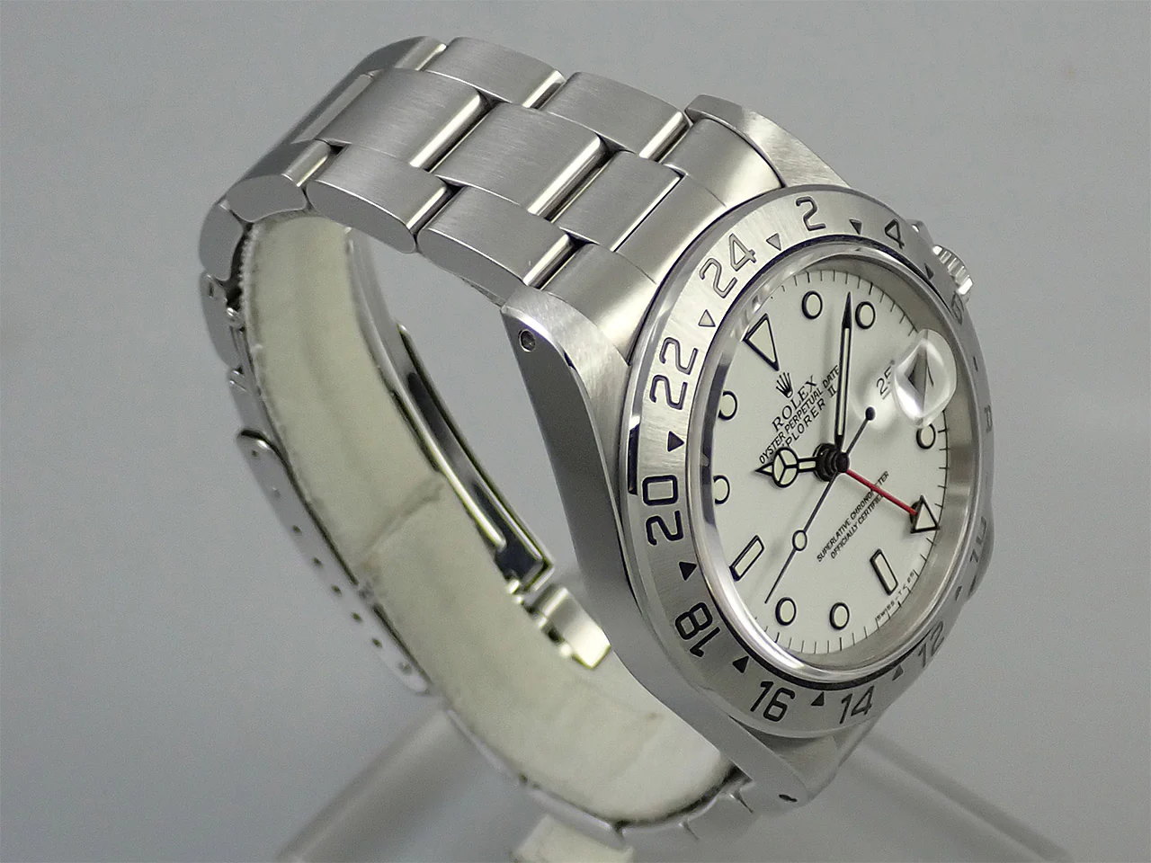 ロレックス エクスプローラーII Ref.16570 ステンレススチール ホワイト文字盤 - Image 5