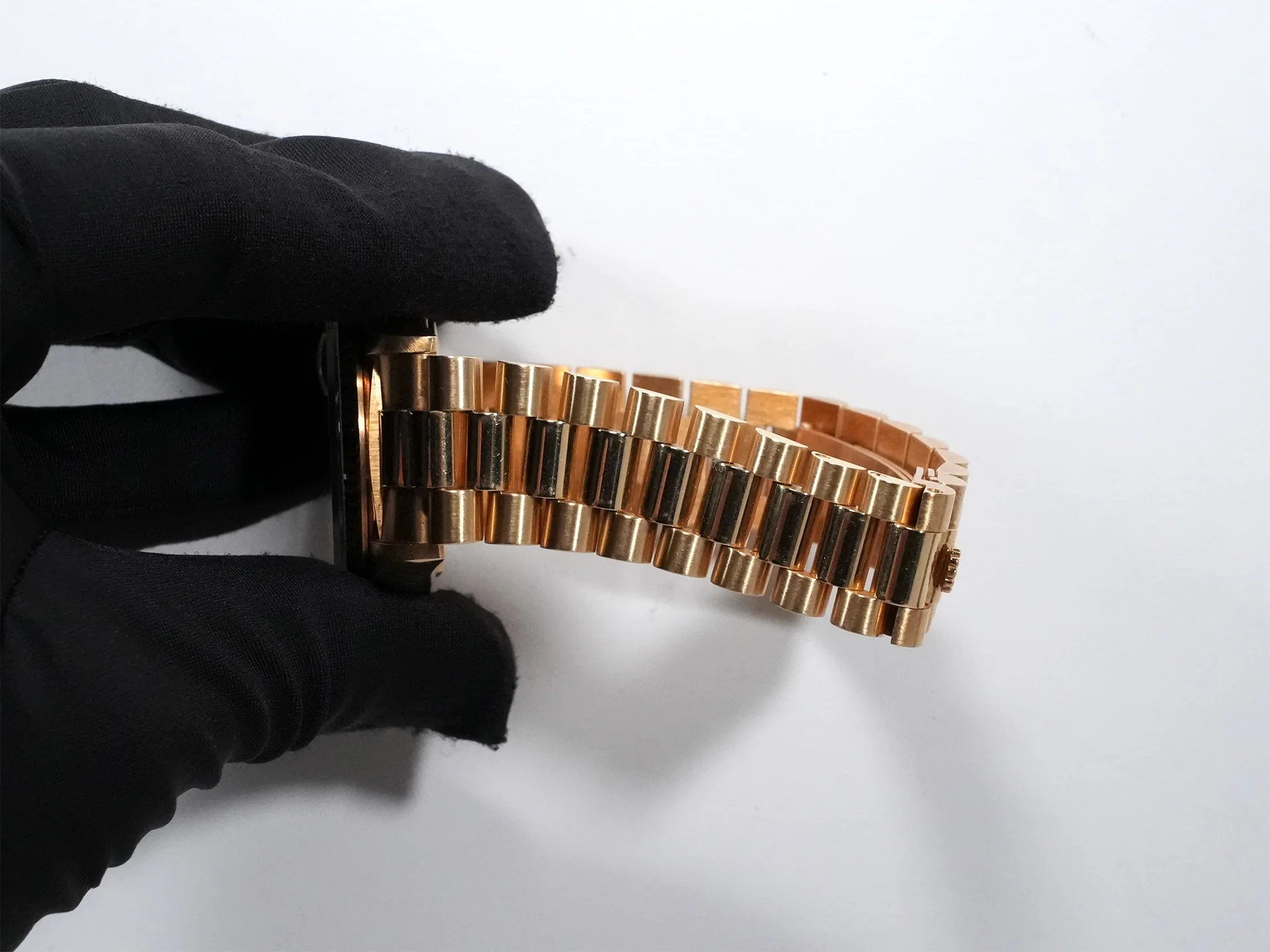 ロレックス デイデイト36 Ref.18038 イエローゴールド オニキス文字盤 - Image 9