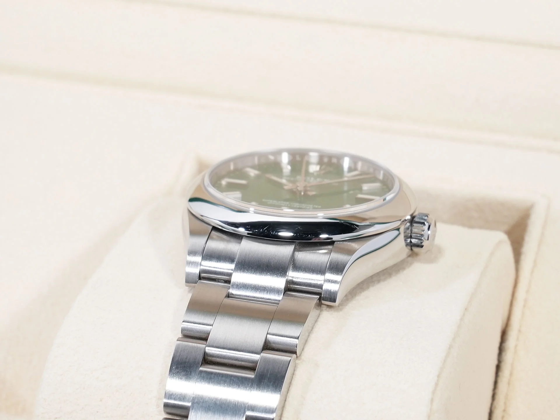 ロレックス オイスターパーペチュアル31 Ref.277200 ステンレススチール グリーン文字盤 中古 nvb4sa2p - Image 6