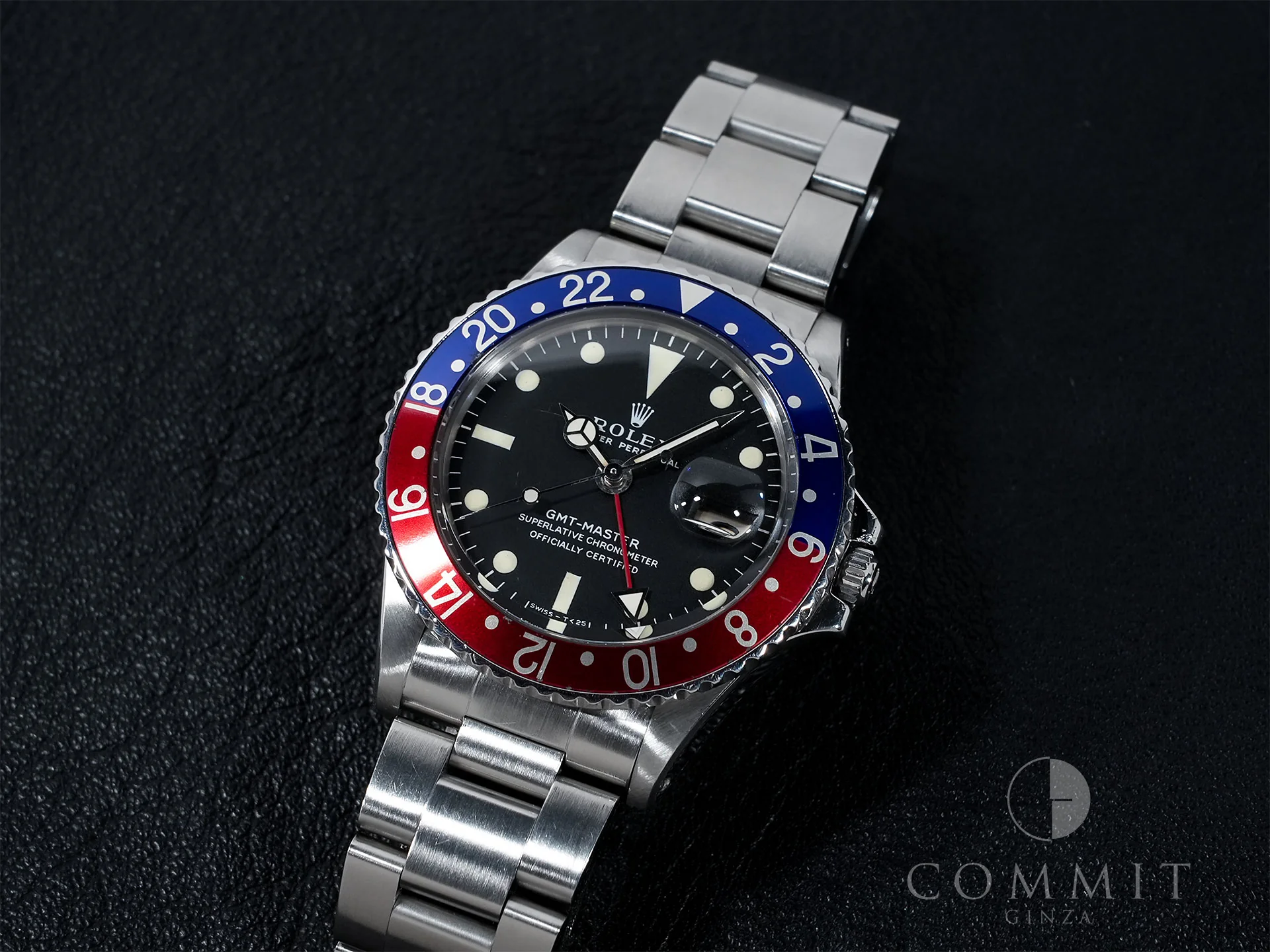 ロレックス GMTマスター Ref.1675 ステンレススチール ブラック文字盤 オイスターブレスレット 中古 nyhzf625 - Image 16