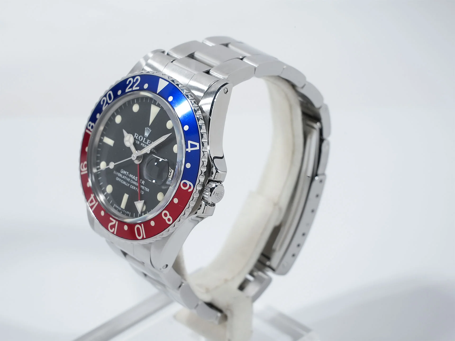 ロレックス GMTマスター Ref.1675 ステンレススチール ブラック文字盤 オイスターブレスレット 中古 nyhzf625 - Image 4