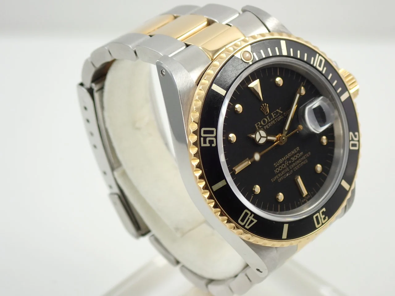 ロレックス サブマリーナー デイト Ref.16803 ステンレススチール/イエローゴールド ブラック文字盤 美中古 P25TC7J0 - Image 5