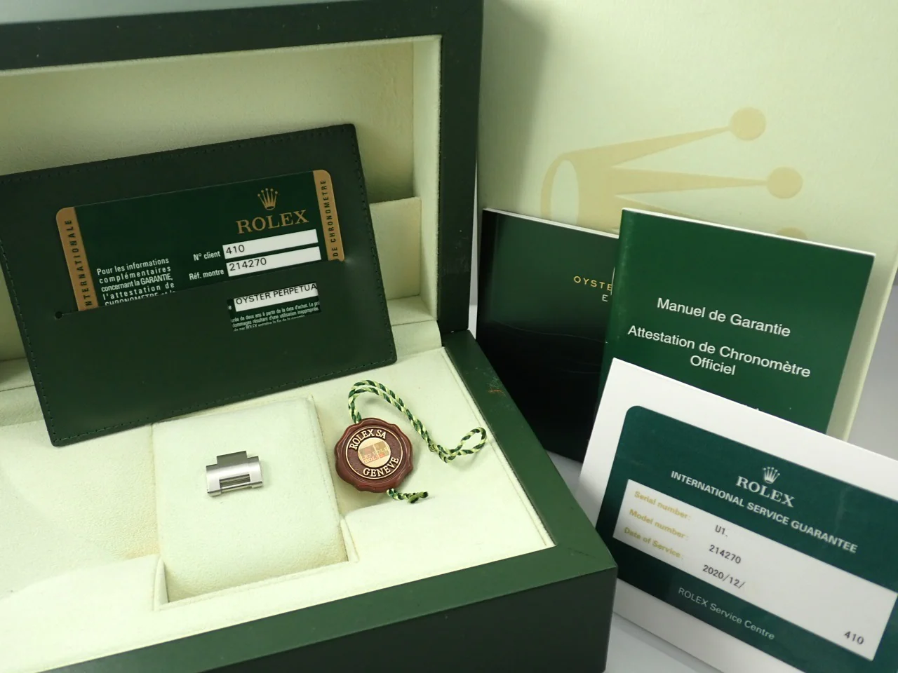 ロレックス エクスプローラーI 鏡面ブラックアウト Ref.214270 ステンレススチール ブラック文字盤 - Image 10