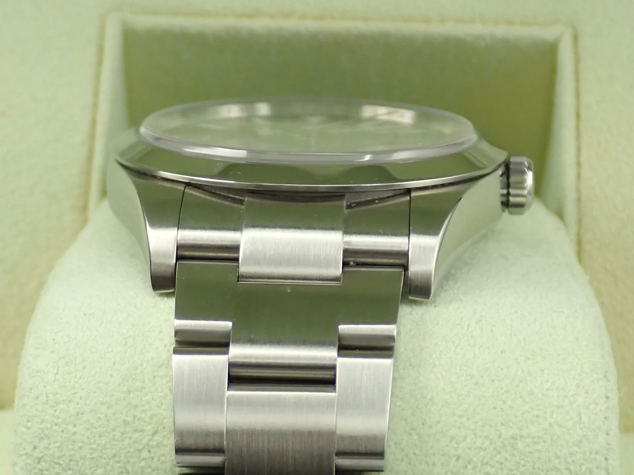 ロレックス エクスプローラーI 鏡面ブラックアウト Ref.214270 ステンレススチール ブラック文字盤 - Image 7