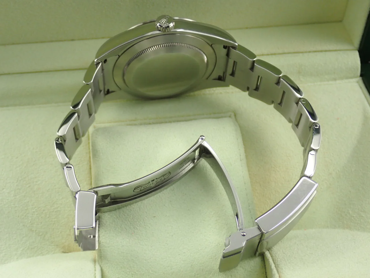 ロレックス エクスプローラーI 鏡面ブラックアウト Ref.214270 ステンレススチール ブラック文字盤 - Image 8