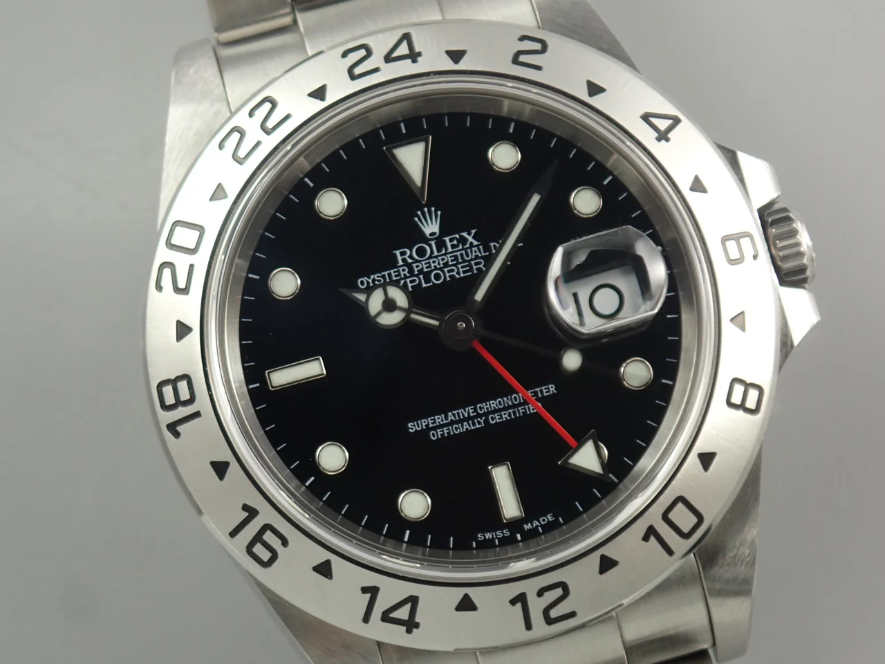 ロレックス エクスプローラーII Ref.16570 ステンレススチール ブラック文字盤 - Image 3
