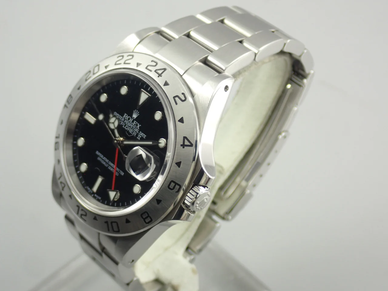 ロレックス エクスプローラーII Ref.16570 ステンレススチール ブラック文字盤 - Image 4
