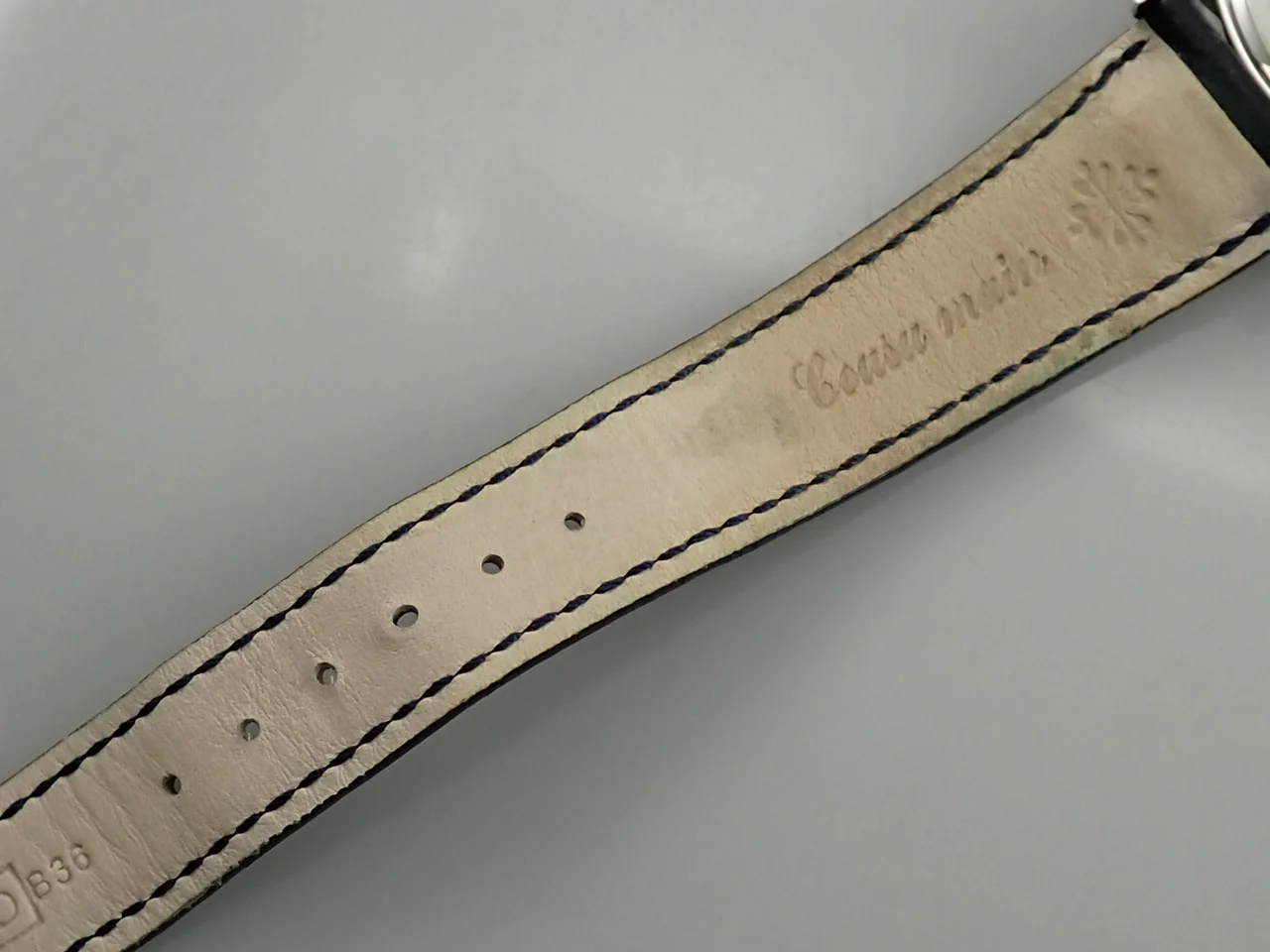 パテックフィリップ コンプリケーション ワールドタイム Ref.5130P-001 プラチナ シルバー/ブルー文字盤 - Image 11